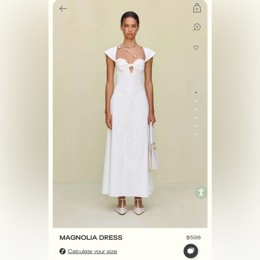 Cult Gaia Magnolia midi dress